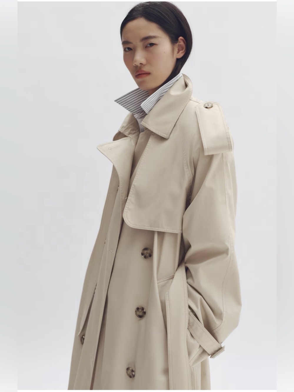 STELLA MCCARTNEY H&M OVERSIZED TRENCH COAT NWT SZ XL